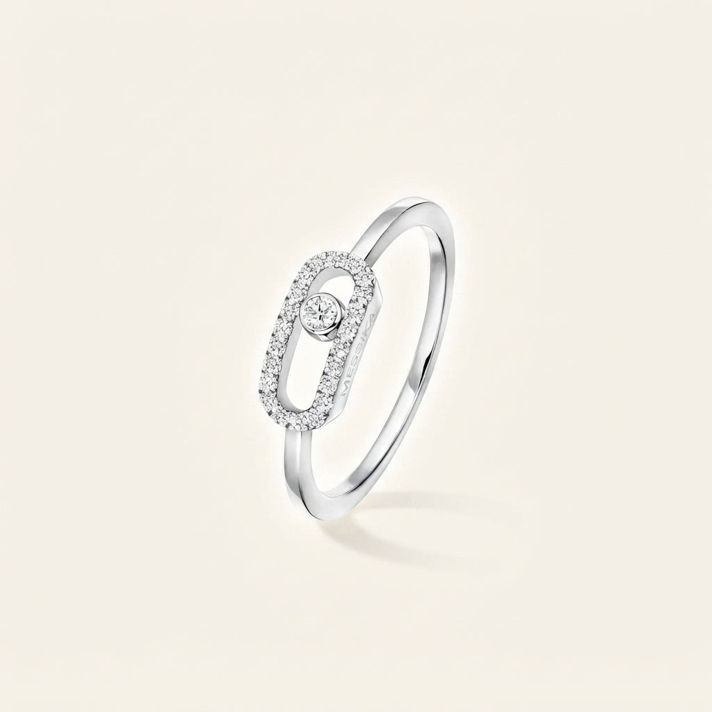 Bague Move Pavé Argent