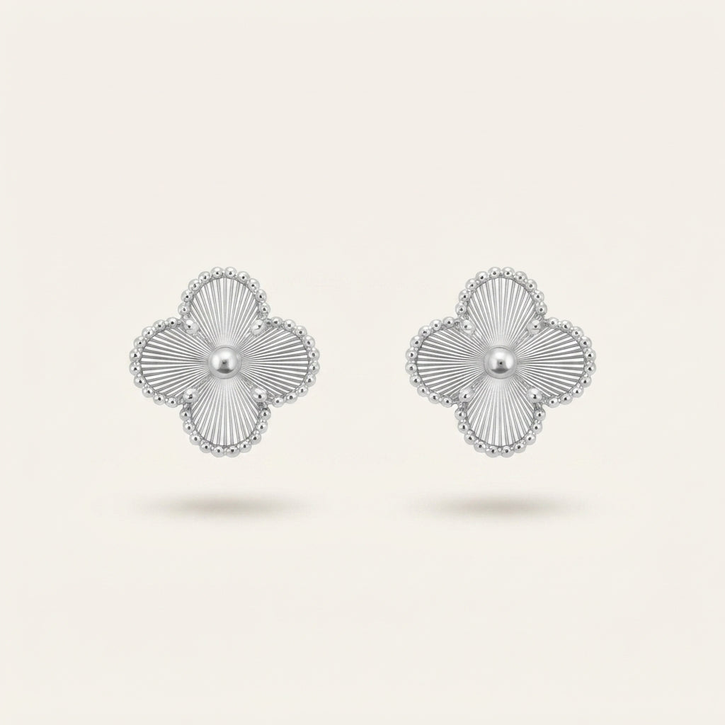 Boucles d'Oreilles Alhambra Argent