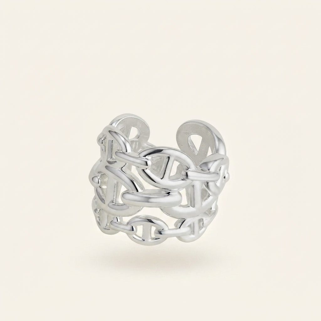 Bague Chaîne Marine Large