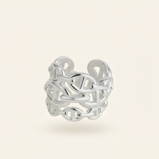 Bague Chaîne Marine Large