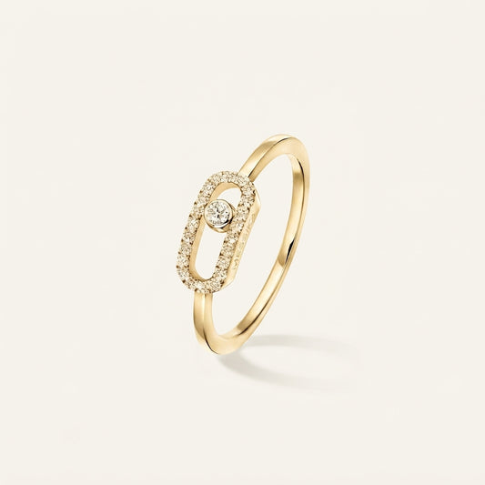 Bague Move Pavé Or