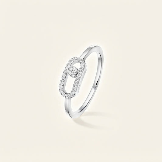 Bague Move Pavé Argent