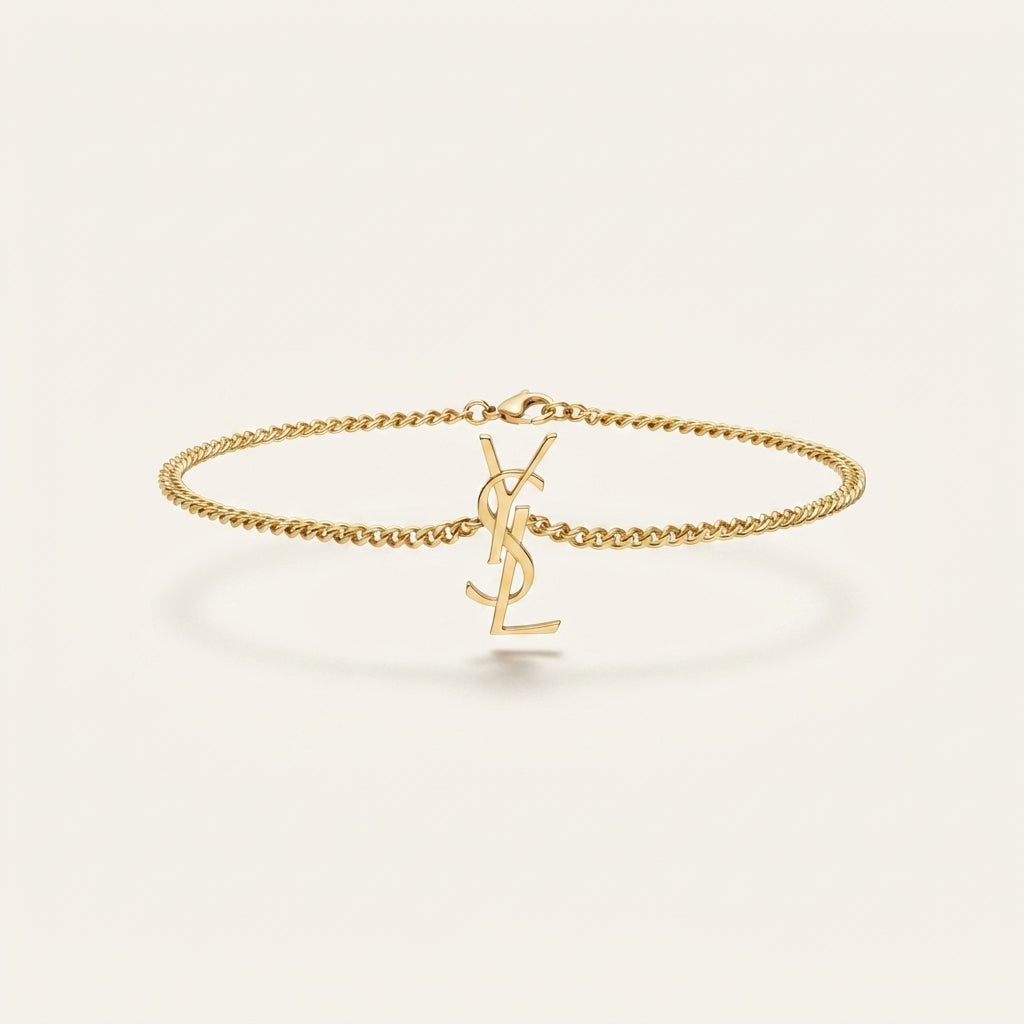bracelet chaîne Saint Laurent (YSL)