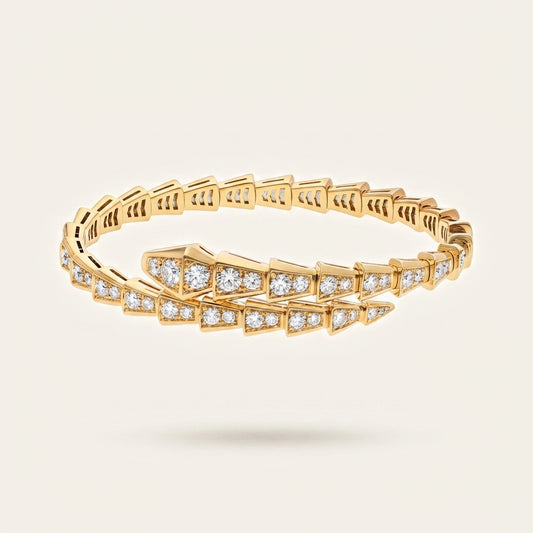 Bracelet Serpent Viper Or