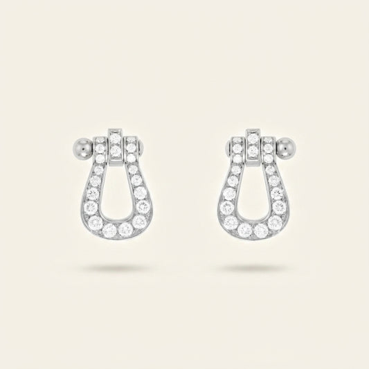 Boucles d'Oreilles Force Argent